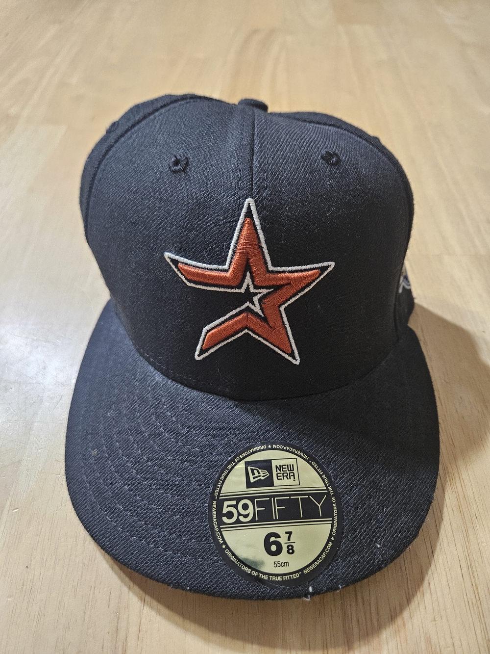 6 ⁷/⁸  New Era 9Fifty Houston Astros 2005 World Series Black Baseball Fitted @H1